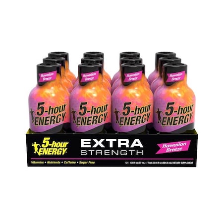 5 Hour Energy 5-hour Energy Hawaiian Breeze Sugar Free Hawaiian Breeze Energy Shot 1.93 oz, PK12 739185